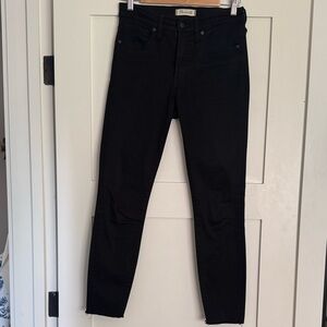 Madewell Black High-Rise Skinny Jeans